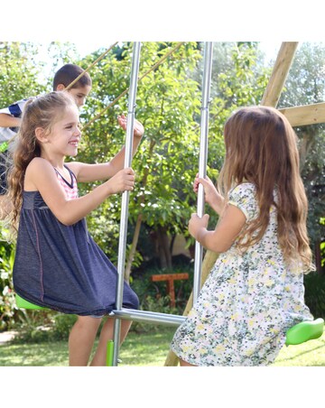 TP Galapogus Wooden Swing Set & Slide