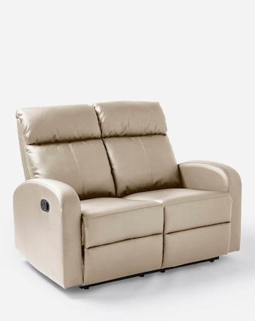 Ramsey Faux Leather Recliner 2 Seater Sofa
