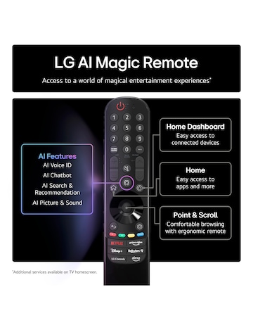 LG 65QNED84A6C 65in QNED evo AI 4K Smart TV