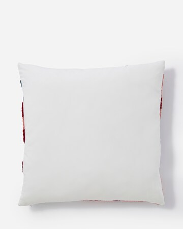 Eva Boucle Embroidered Floral Cushion