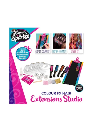 Shimmer N Sparkle Colour FX Hair Extensions Studio