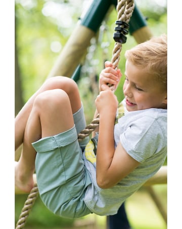Plum Gibbon Wooden Swing Set