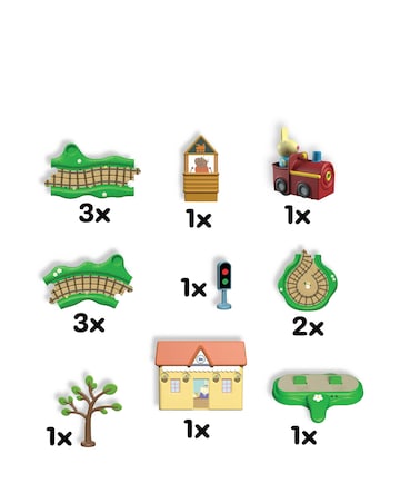 Peppa Pig Whizz-Around - Clickety-Clack Train Set