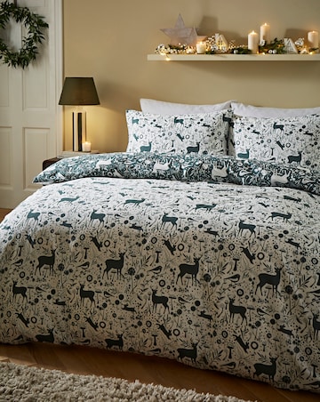 Linear Stags Duvet Cover Set