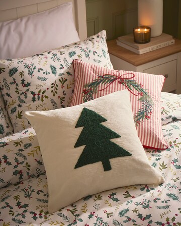 Boucle Christmas Tree Cushion