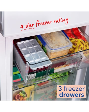 Russell Hobbs RH145FF501E1W 50cm Fridge Freezer White - 144cm Height