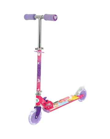 MoVe Disney Princess Folding Inline Scooter with Light Up Wheels