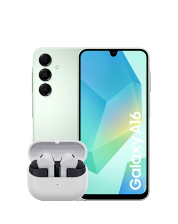 Samsung Galaxy A16 4G 128GB - Light Green and Buds3 FE - Grey Bundle