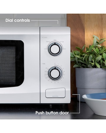 Abode AMM2001S 20L Silver Manual Microwave