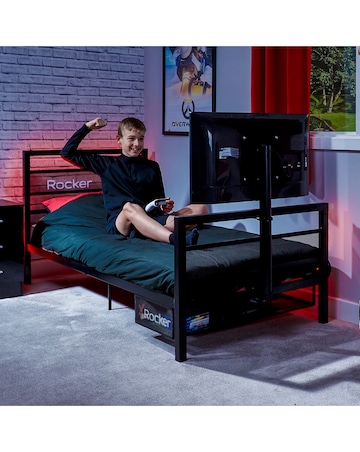 X Rocker Base Camp Single TV VESA Mount Bed - Black