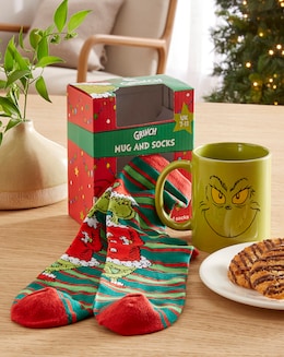 The Grinch Mug and Socks Set