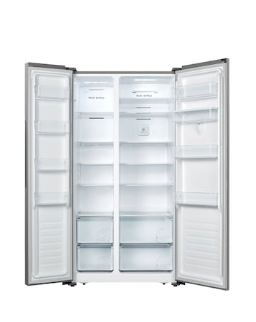 Fridgemaster MS91520DES American Fridge Freezer with Water Dispenser - Silver
