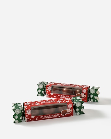 Cocoba Christmas Hot Chocolate Bombes Cracker - Twin Pack