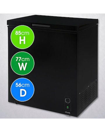 Abode A198CF0E1B 198L Chest Freezer - Black