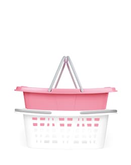 Beldray Set of 2 Laundry Baskets Pink