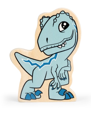 Jurassic World Chunky Wooden Vehicle and Raptor Playset