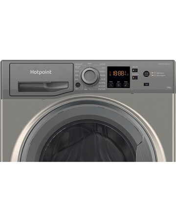 Hotpoint NSWM 1046 BS UK 10kg, 1400rpm, Washing Machine - Silver + Installation