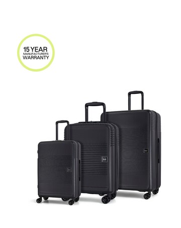Rock Lincoln 3pc Suitcase Set