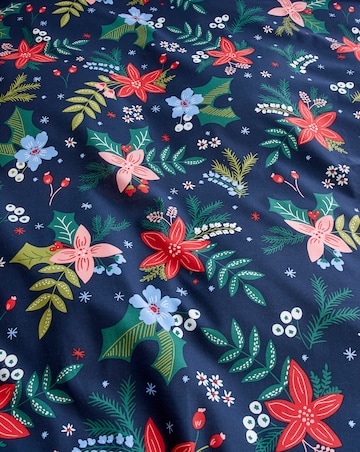 Noelle Christmas Floral Duvet Cover Set
