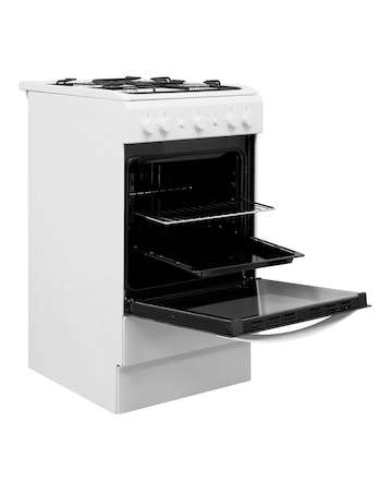 Indesit Cloe IS5G1KMW Gas Single 50cm Cooker White + Installation