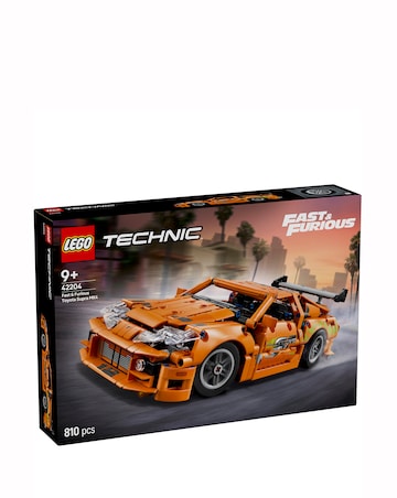 LEGO Technic Fast and Furious Toyota Supra MK4 Toy Sports Car Model Kit 42204