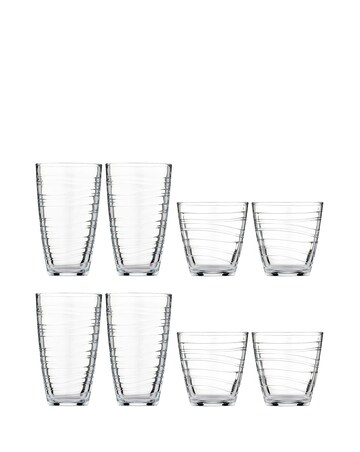 Ravenhead Essentials Swirl Set of 8 Glasses