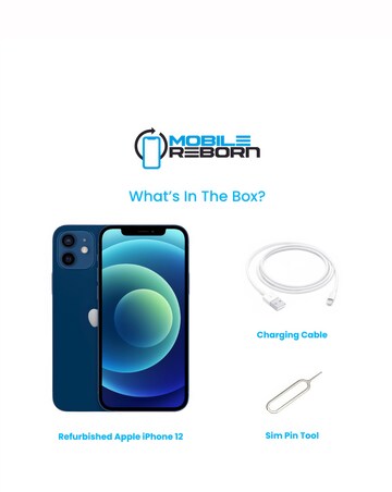 Refurbished Apple iPhone 12 64GB - Blue (Pristine Condition)