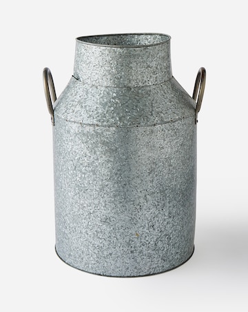 Ivyline Galvanised Milk Churn H42cm