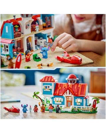 LEGO Disney Lilo and Stitch Beach House Building Toy 43268