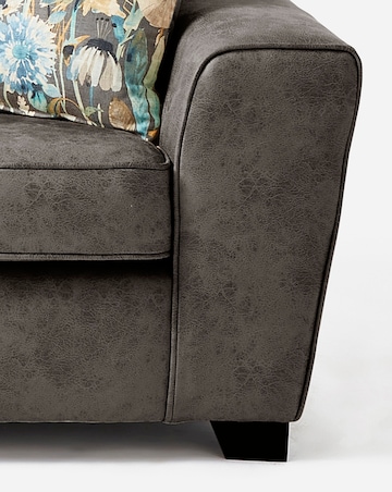 Lennox Faux Leather 2 Seater Sofa