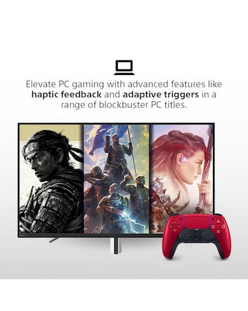 PlayStation 5 DualSense Wireless Controller - Volcanic Red