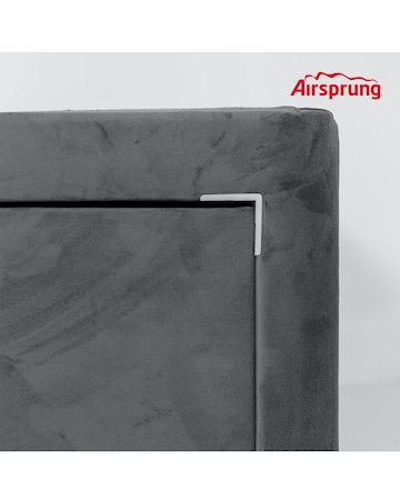 Airsprung Velvet Divan Base with 2 Drawers