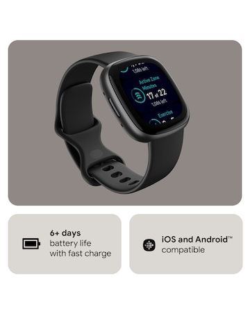 Fitbit Versa 4 Smart Watch - Black