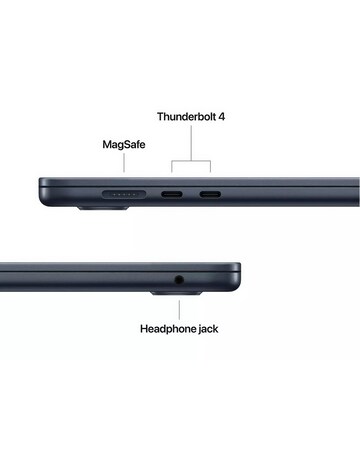 Apple MacBook Air (M4, 2025) 15in 10-Core CPU 10-Core GPU 16GB 512GB - Midnight