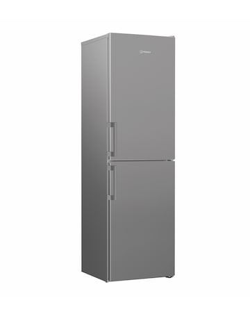 Indesit IKNH 1261 S4UK 50/50 No Frost Fridge Freezer - Silver