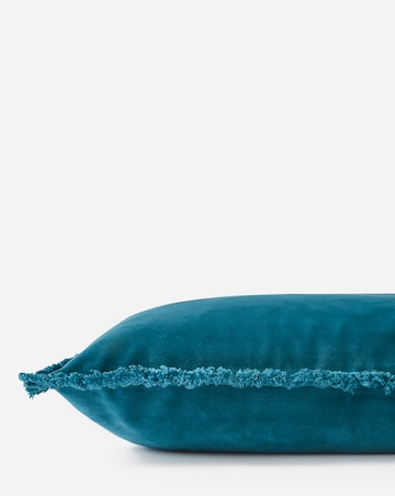 Luxe Velvet Fringed Cushion