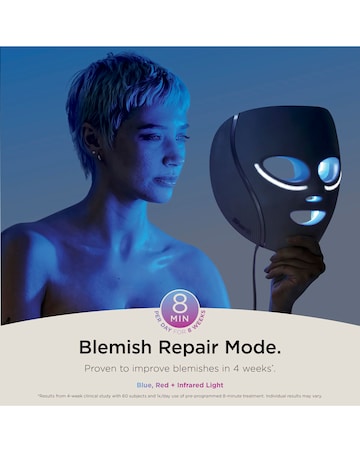 Shark CryoGlow Under-Eye Cooling & LED Anti-Ageing & Blemish Repair Mask - Lilac