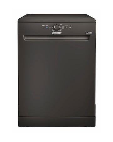 Indesit D2F HK26 B UK Full Size Dishwasher - 14 Place Settings - Black
