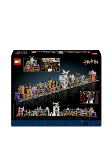LEGO Harry Potter Diagon Alley Wizarding Shops, Wizard Set for Adults 76444