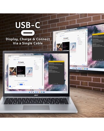 Acer Aspire Go 14 Laptop Slim - 14in FHD ComfyView Intel N200 4GB 256GB