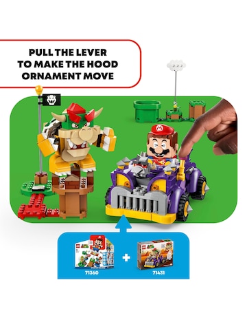 LEGO Super Mario Bowser's Muscle Car Expansion Set Toy 71431