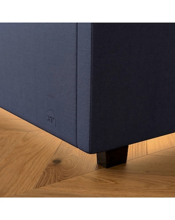 XR Living Maisie Fabric LED Ottoman Bed