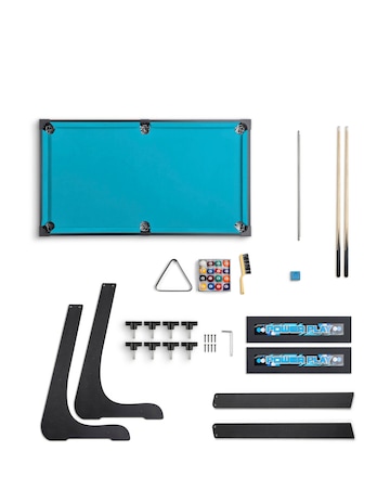 Power Play Pool 3ft Folding Games Table