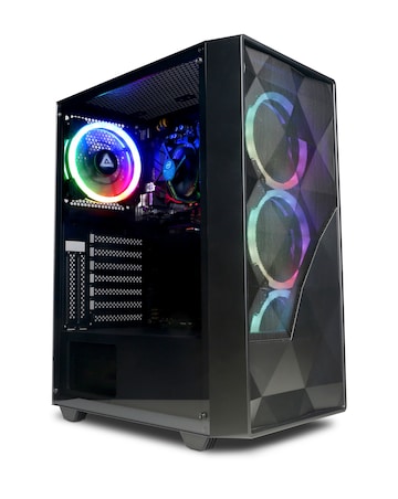 CyberPowerPC Eurus AMD Ryzen 5 5600G, 8GB RAM, 500GB NVMe SSD Gaming Bundle