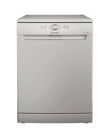 Indesit D2F HK26 S UK Full Size Dishwasher 14 Place Settings Silver + Install