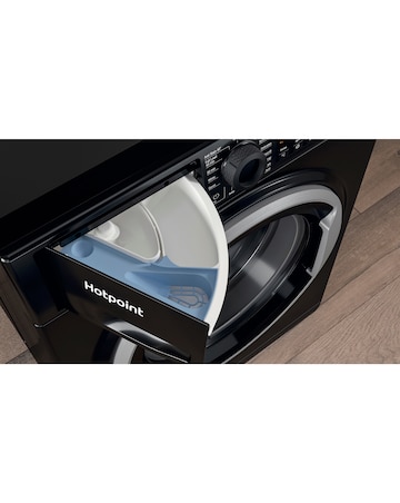 Hotpoint NSWM 1046 BS UK 10kg, 1400rpm, Washing Machine - Black