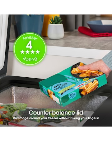 Abode A99CF0E1B Chest Freezer 99L - Black