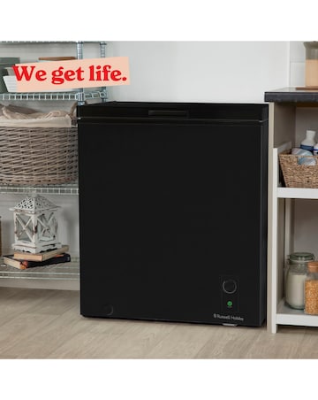 Russell Hobbs RH198CF0E1B 198 Litre Chest Freezer - Black