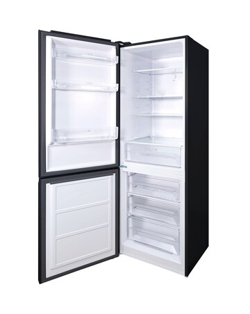 Russell Hobbs RH186FFF60B Frost Free Fridge Freezer - Black- E Rated 186 CM