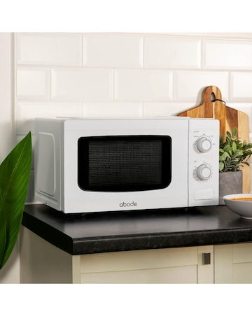 Abode 20L White Manual Microwave